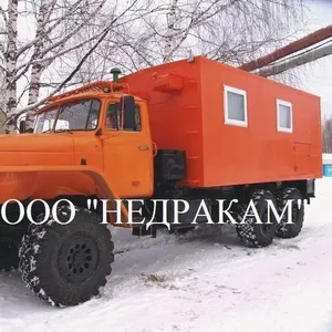 Подъемник исследования скважин на шасси Урал 4320